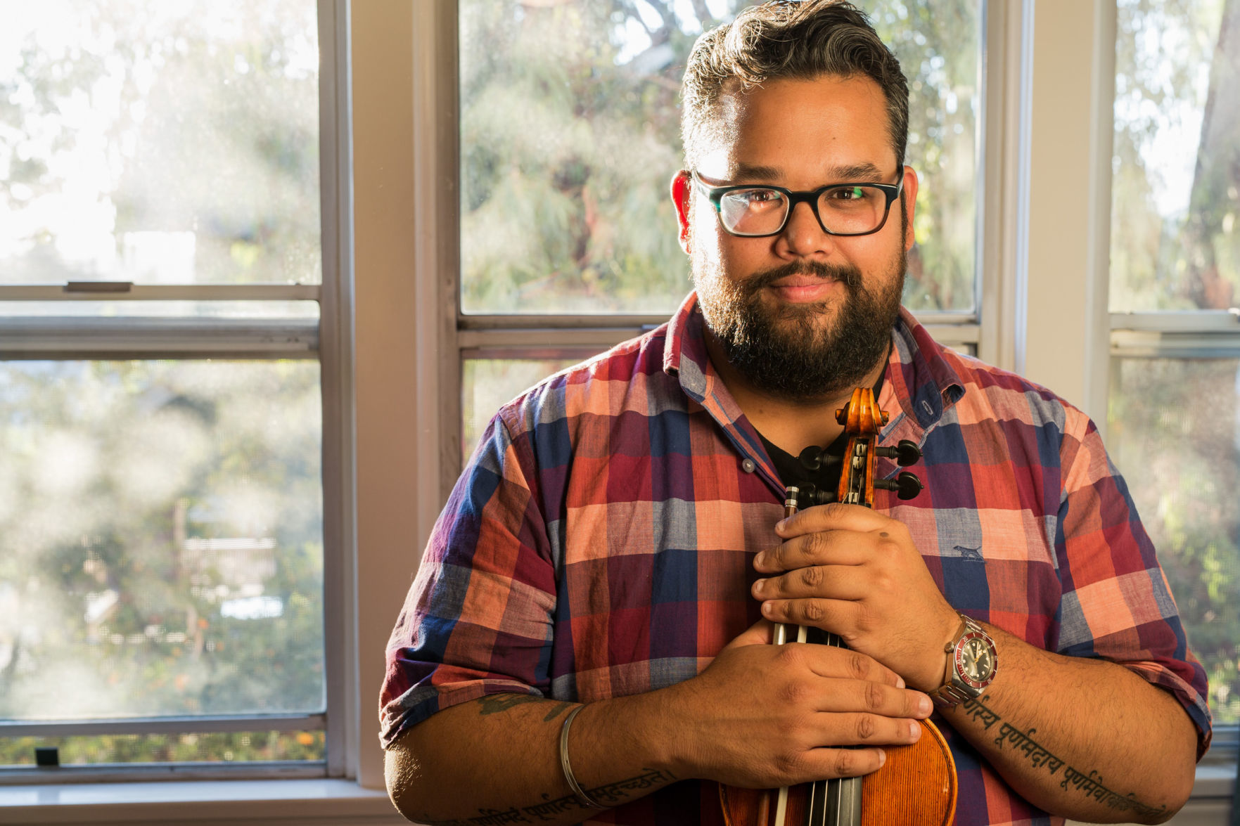 Violinist Robert Vijay Gupta